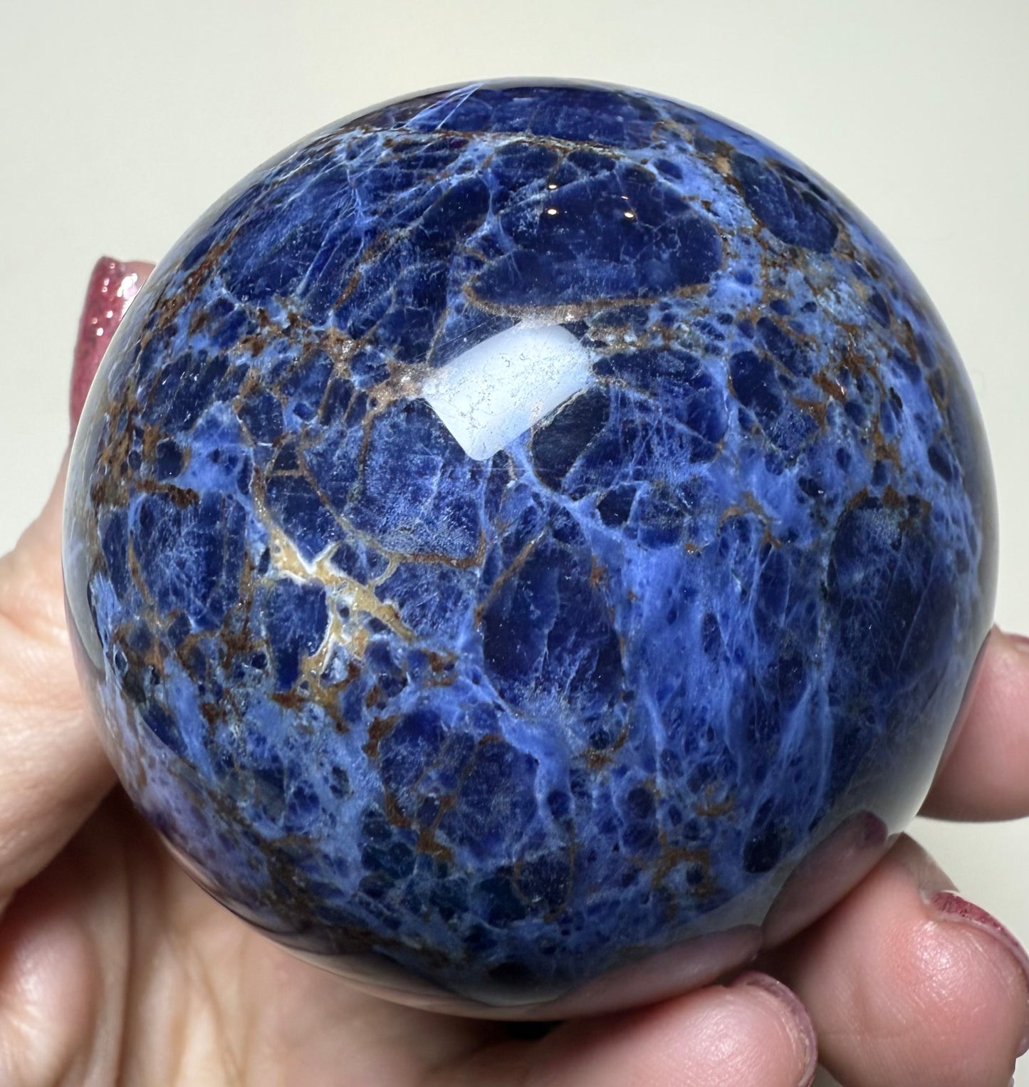 Amazing Sodalite sphere 240g