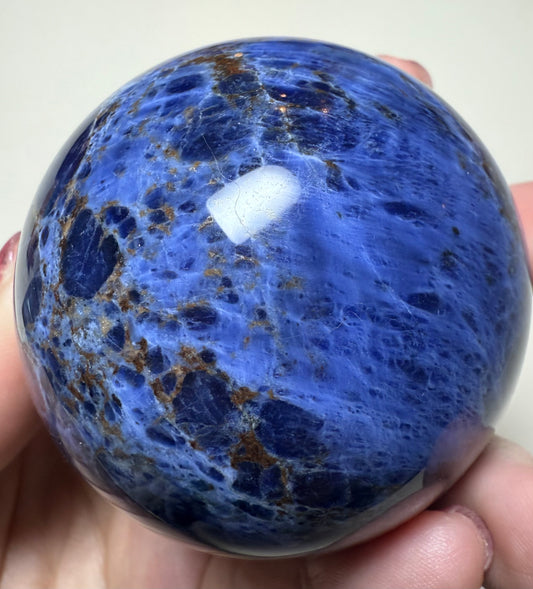 Amazing Sodalite sphere 240g