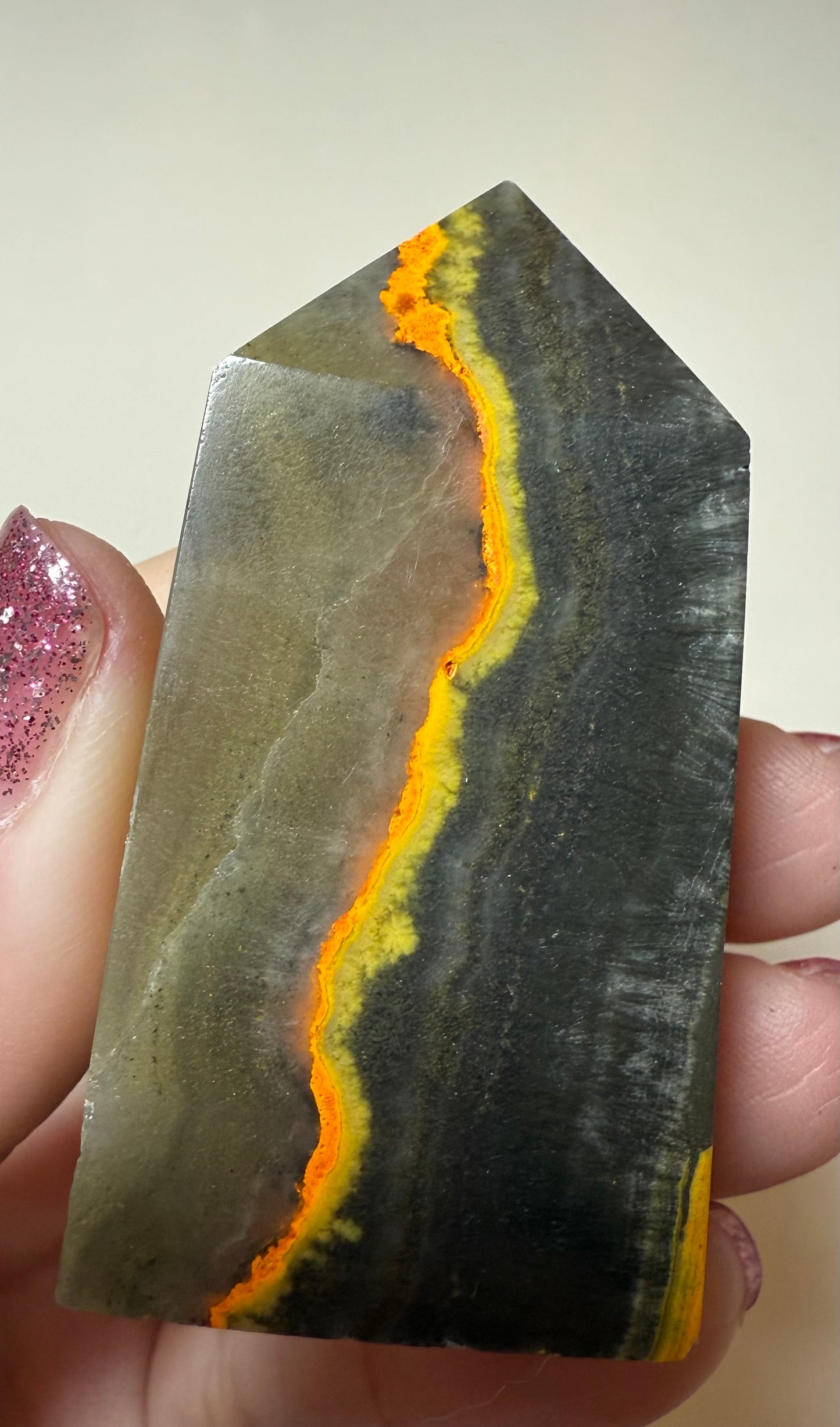 Electrifying Indonesian Bumblebee Jasper point