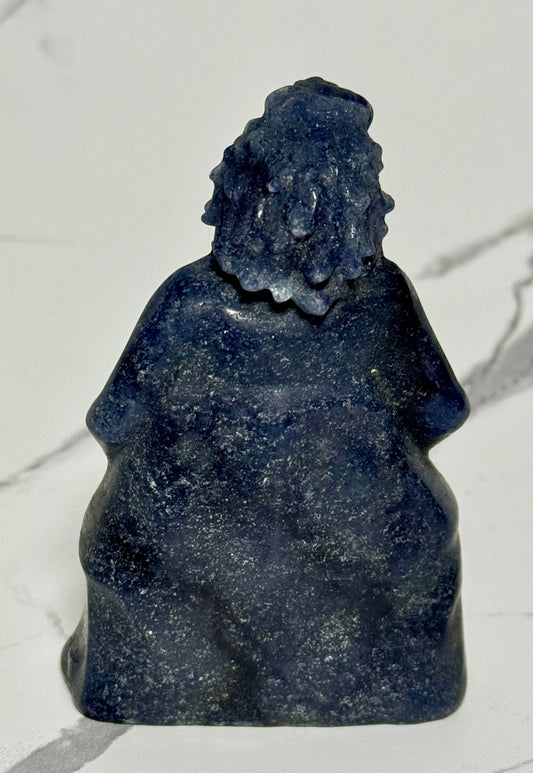 Blue Aventurine Halloween spooky movie 4 inch tall carving
