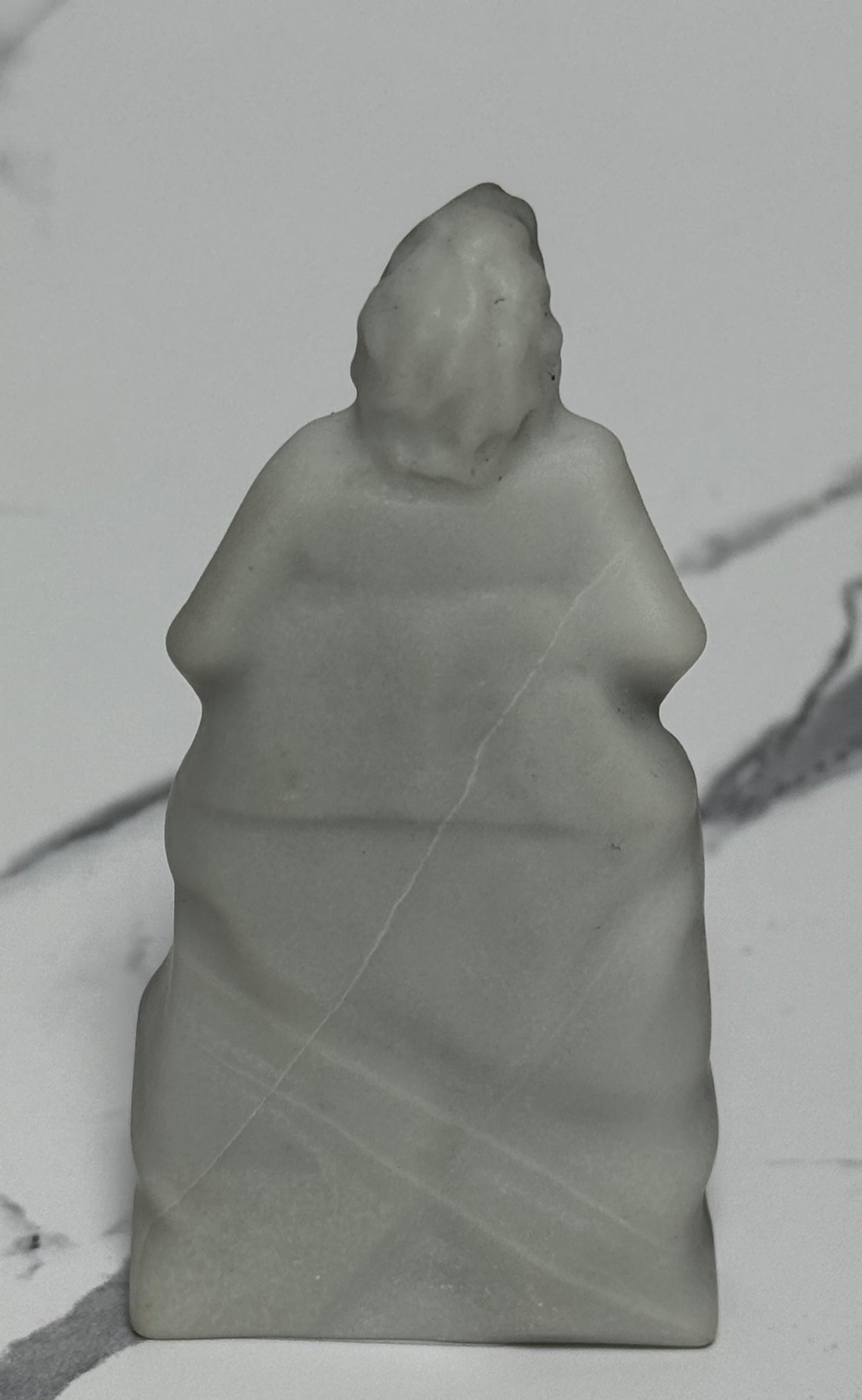 Tai Chi Jasper stone Halloween spooky movie 3.5 inch tall carving